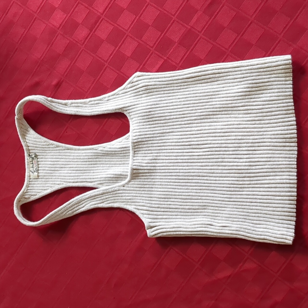 Intimately Free People Ribbed Racerback Tank Top Size Medium